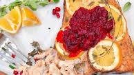 Maple Salmon Topped with Cranberry Chutney