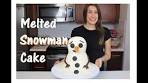 Melted Snowman Cake | CHELSWEETS