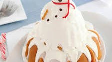Melting Snowman Cake