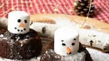 Melting Snowman Cakes