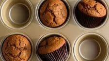 One Bowl Spiced Gingerbread Muffins
