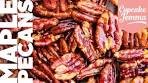 Oven-Baked Candied Maple Pecan Recipe - the Tastiest Nuts ...