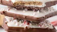 Peppermint Bark Graham Crackers