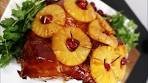 Pineapple Maple Glazed Ham /Holiday Ham Recipe