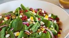 Pomegranate and Spinach Salad