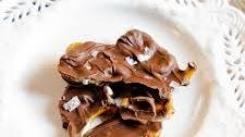 Pretzel Chocolate Bark Recipe with Sea Salt