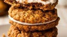 Pumpkin Oatmeal Cream Pies