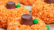 Pumpkin Rice Krispie Treats