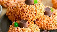 Pumpkin Rice Krispie Treats