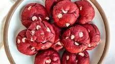 Red Velvet Cake Mix Cookies