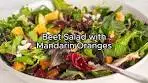 Refreshing Beet Salad with Mandarin Oranges Recipe