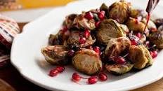 Roasted Brussels Sprouts With a Pomegranate Reduction