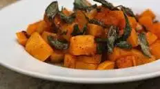 Roasted Butternut Squash with Maple Sage Brown Butter