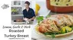 Roasted Turkey Breast With Lemon, Garlic & Herb Butter