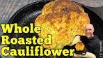 ROASTED WHOLE CAULIFLOWER | Garlic Parmesan ...
