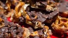 Salted Chocolate Pretzel Bark