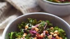 Sauteed Kale with Garlic and Toasted Pine Nuts