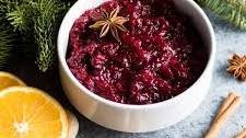 Simple Spiced Cranberries with Orange and Ginger