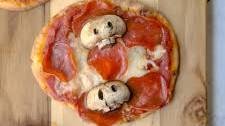 Skull Mushroom Pizza
