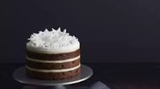 Snow Scene Christmas Layer Cake