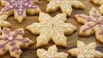 Snowflake Cookies Recipe | How to Decorate Sugar Cookies