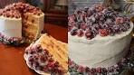 Sparkling Cranberry White Chocolate Cake