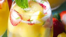 Sparkling Strawberry Pineapple Punch