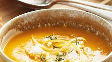 Spiced carrot soup with feta