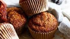 Spiced Molasses Gingerbread Muffins