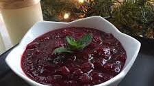 Spiced Orange Cranberry Sauce