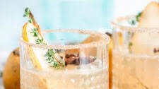 Spiced Pear Gin Fizz