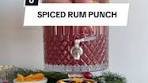 Spiced Rum Holiday Punch Recipe for Celebrations