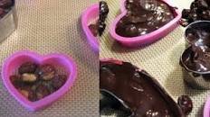 Spicy Chocolate Peanut Hearts, a sure way to spice up Valentine's