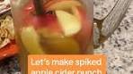 Spiked apple cider punch! 1 serving pitcher= 1/2 gallon apple ...