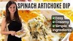SPINACH ARTICHOKE DIP: Creamy, Cheesy, The Simplest ...