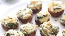 Spinach-Artichoke Stuffed Mushrooms