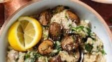 Spinach Mushroom Risotto