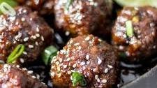 Sriracha Honey Garlic Meatballs