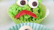 Sticky Gooey Monster Rice Bubble Treats