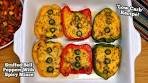 Stuffed Bell Peppers With Spicy Mince | Healthy Low Carb ...