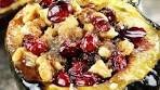 Stuffed Roasted Acorn Squash with Pecans and Cranberries