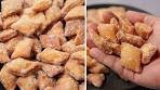 Sugar Coated Flour Snacks | Sweet Shakarpara Recipe ...