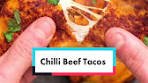 Tag someone who needs these Chilli Beef Tacos 🔥🔥 Ready ...