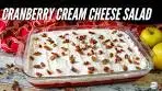 Thanksgiving Cranberry Cream Cheese Salad Recipe