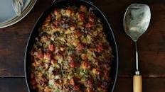 The Best Thanksgiving Sausage Stuffing There Ever Was