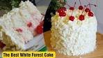 The Best White Forest Cake |white vanilla cake | melts in your ...