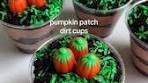 These adorable pumpkin patch dirt pudding cups are a festive ...