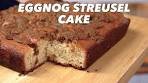 This Eggnog Cake with Rum Streusel Will Be the Star of Your ...