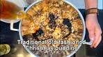 Traditional Christmas pudding old family recipe