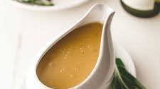Turkey Gravy with White Wine and Sage
